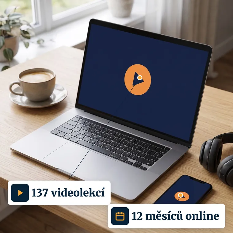 Akademie: 137 videolekcí a 12 měsíců online na počítači, tabletu i telefonu